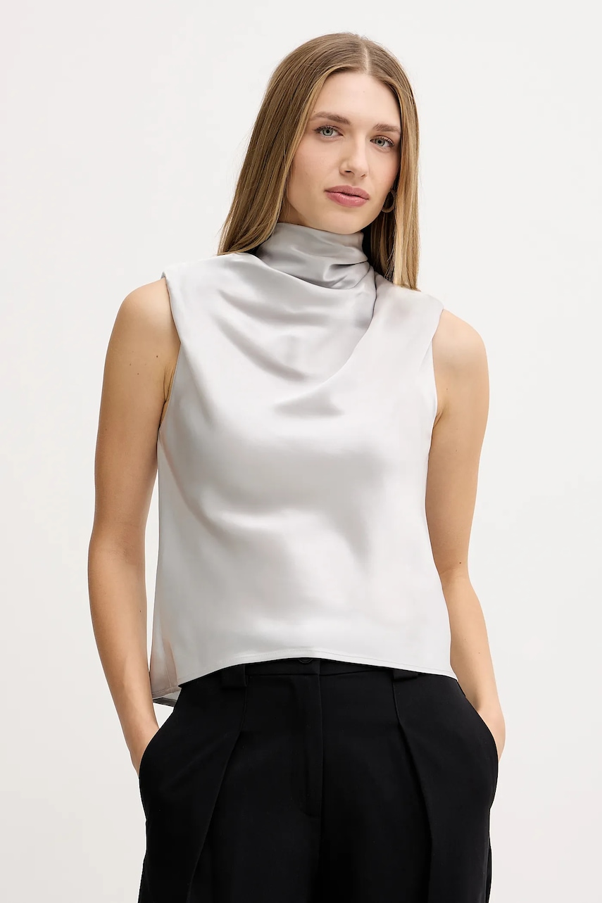 Halenka Pinko dámská, šedá barva, hladká, 106080 A1Y5