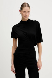 Halenka Rick Owens Lilies Lilith dámská, černá barva, hladká, LI02E3205.RV