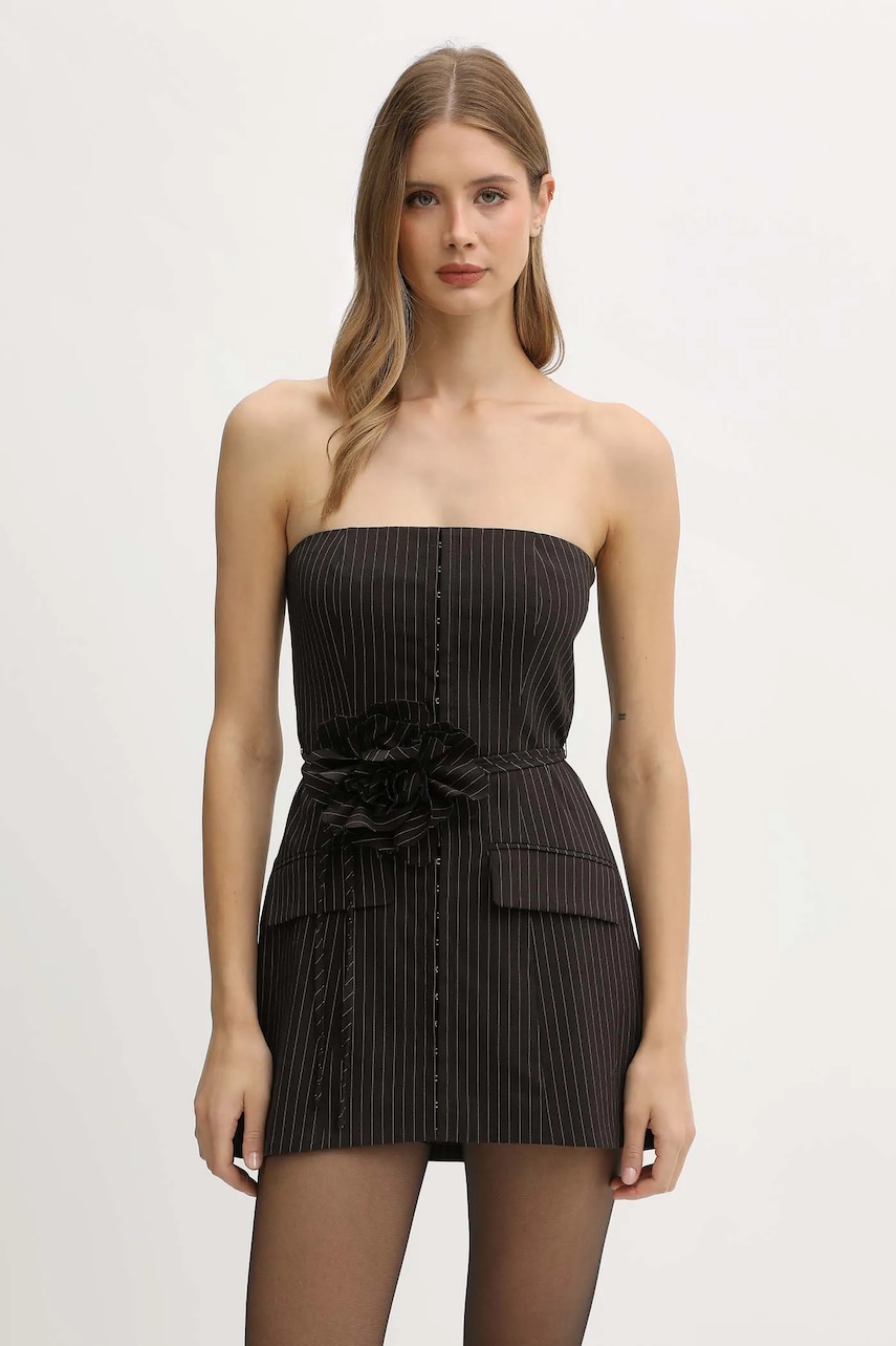 Halenka Rotate dámská, hnědá barva, vzorovaná, 1146963065