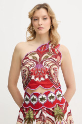 Halenka s přídavkem lnu Farm Rio červená barva, 344015