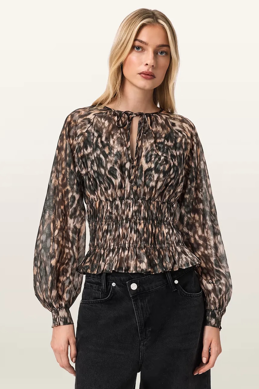 Halenka s příměsí hedvábí AllSaints CERN