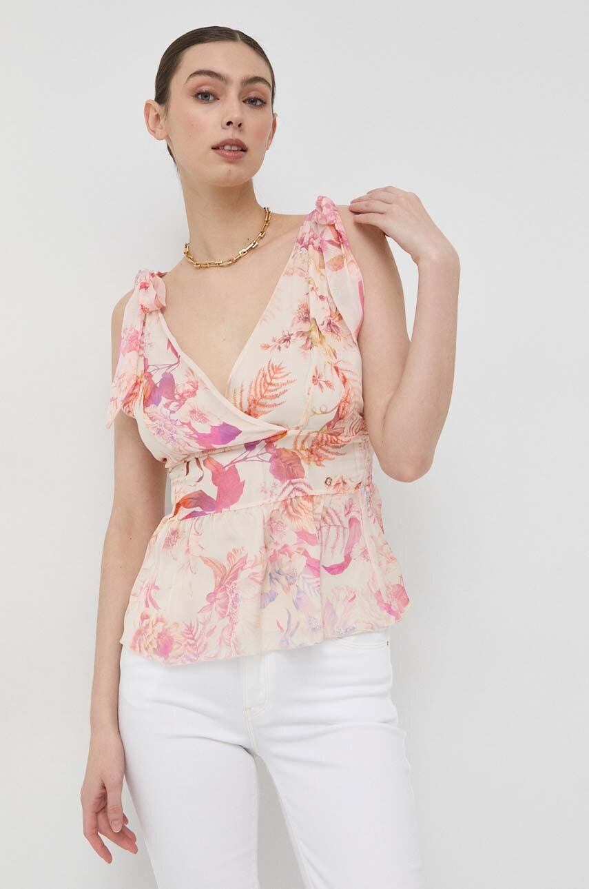 Halenka s příměsí hedvábí Guess