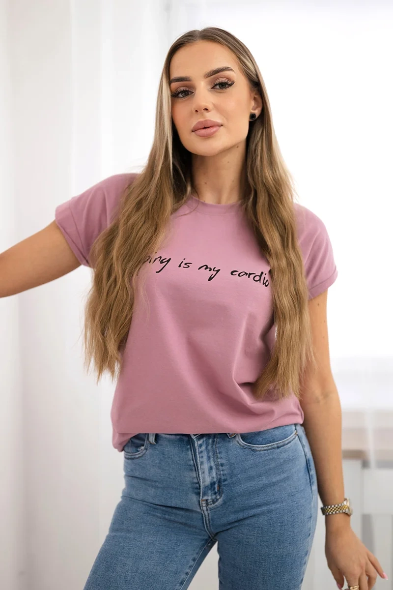 Halenka Shopping je moje kardio tmavě růžová