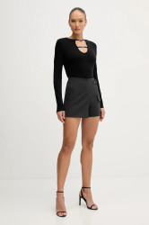 Halenka Sisley dámská, černá barva, hladká, 374SL108A