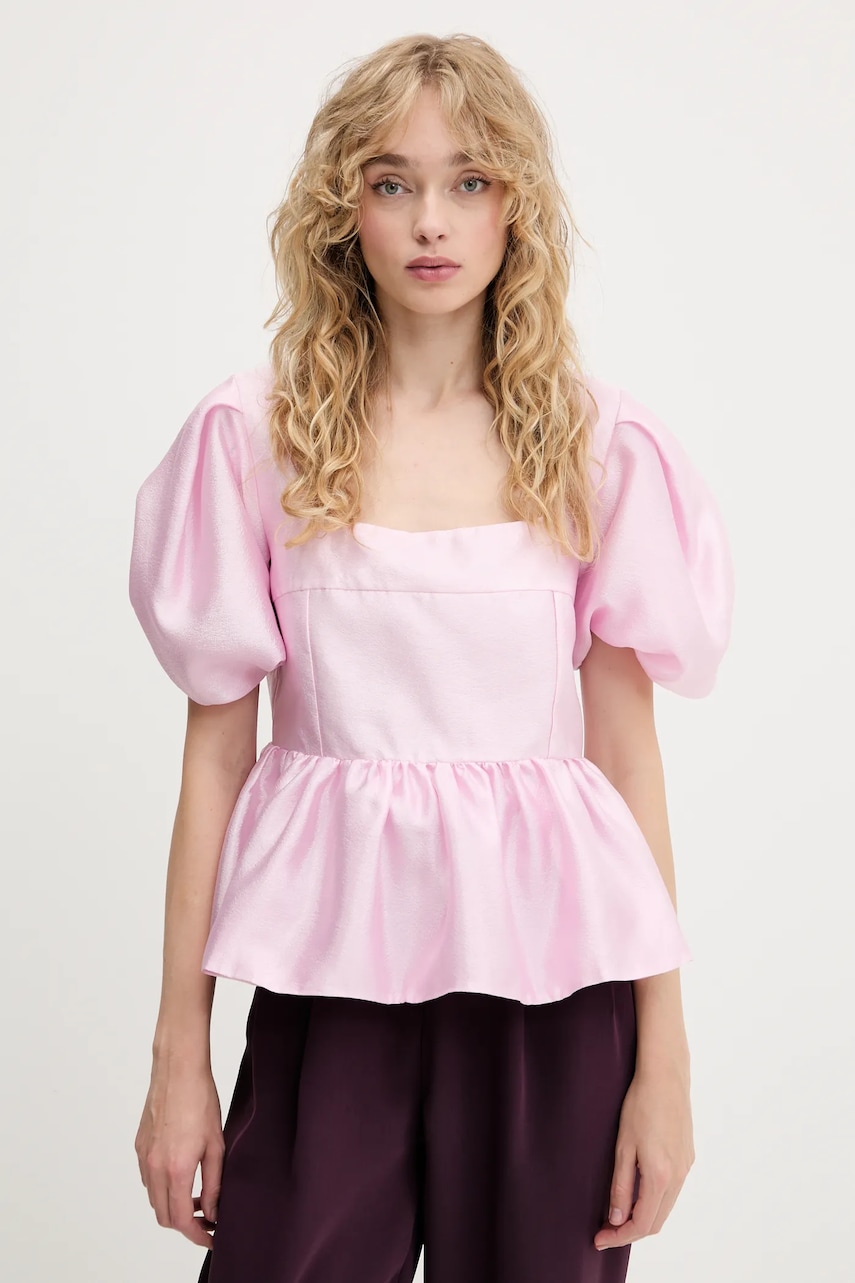 Halenka Stine Goya dámská, růžová barva, hladká, SG-PF25-T073-2067