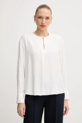 Halenka Tommy Hilfiger dámská, béžová barva, hladká, WW0WW47339