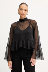 Halenka Twinset dámská, černá barva, hladká, 252AT2213