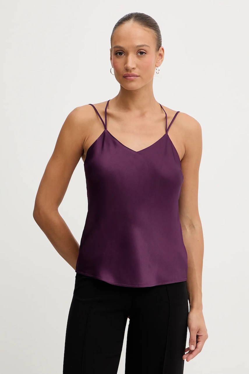 Halenka Twinset dámská, fialová barva, hladká, 252TT2373