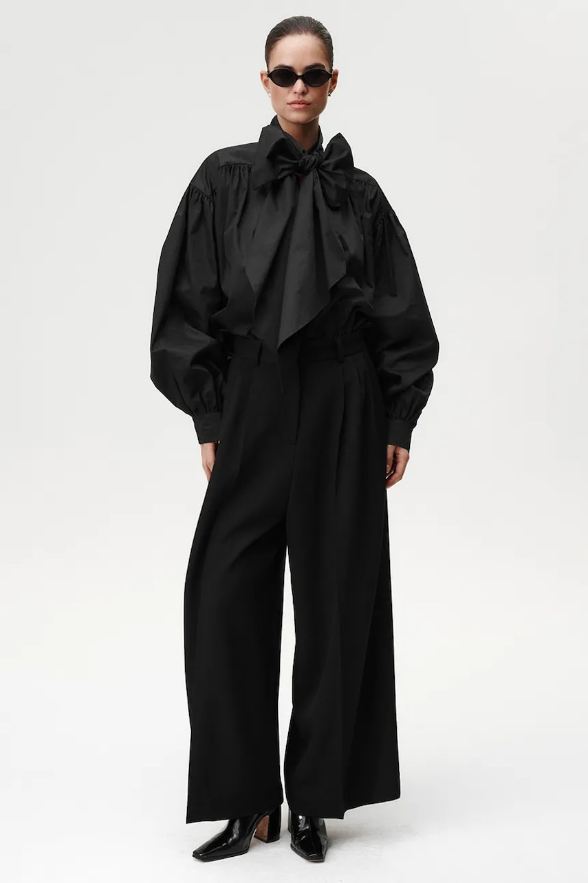 Halenka Undress Code dámská, černá barva, hladká, 1057