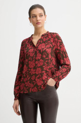 Halenka United Colors of Benetton dámská, vínová barva, vzorovaná, 50IGDQ0CN