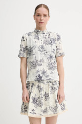 Halenka ZADIG&VOLTAIRE dámská, béžová barva, vzorovaná, WWTO01980