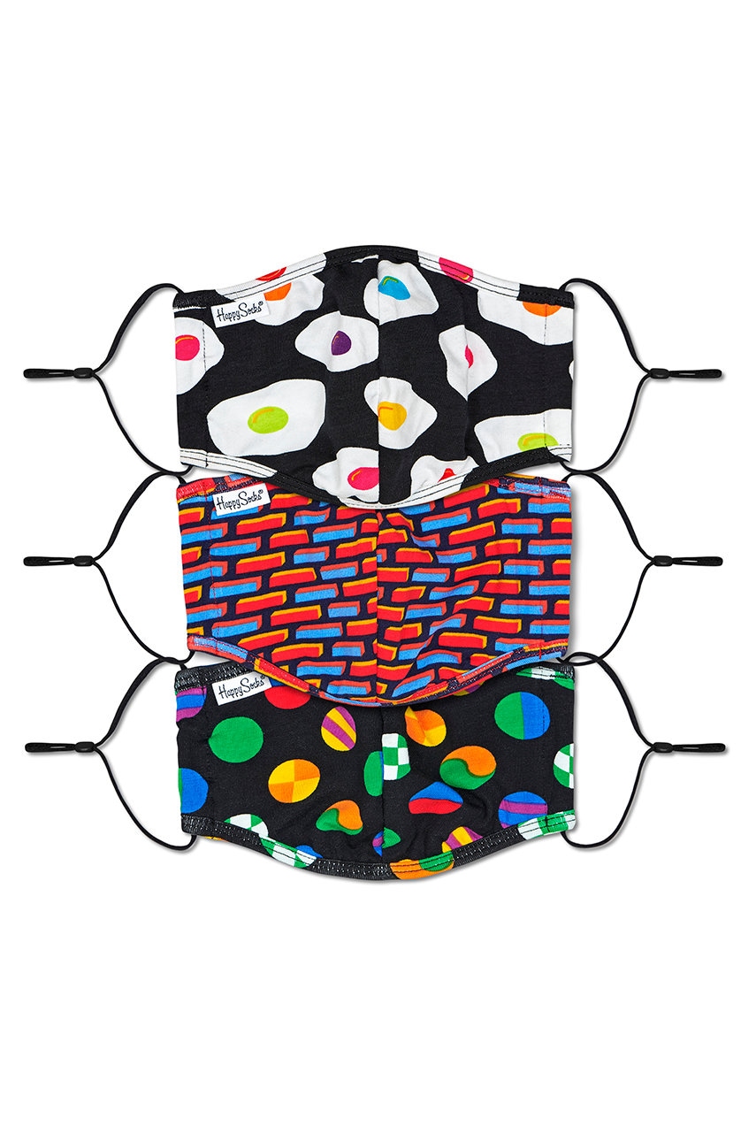 Happy Socks  - Ochranná rouška ​​pro opakované použití (3-PACK)