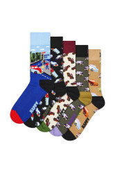 Happy Socks  ponožky s bavlnou 5-pack