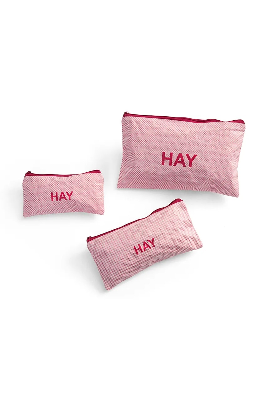 HAY  Sada taštiček  Candy Mono Wash Bag 3-pack