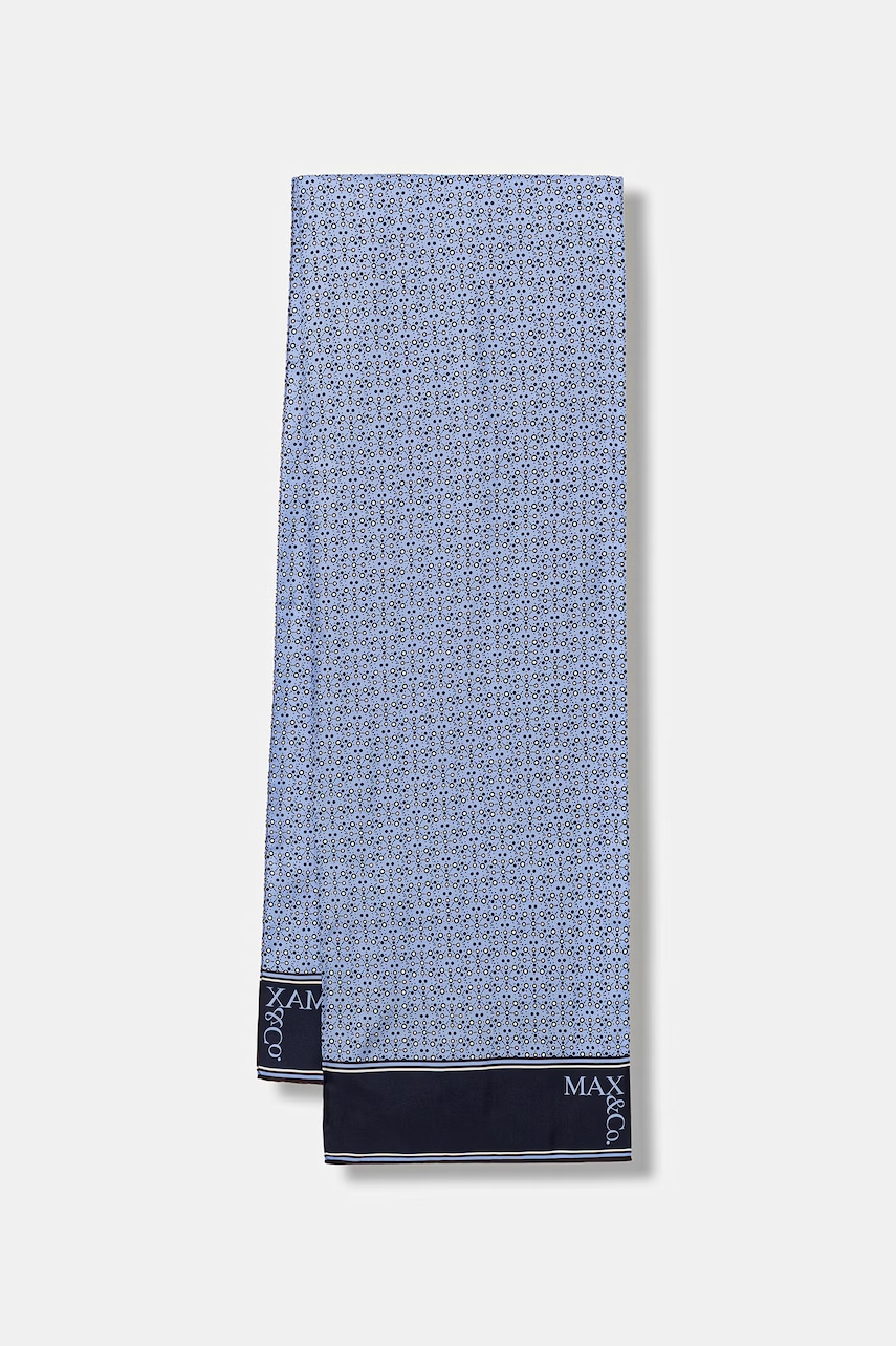 Hedvábná šála MAX&Co. MCAASTI
