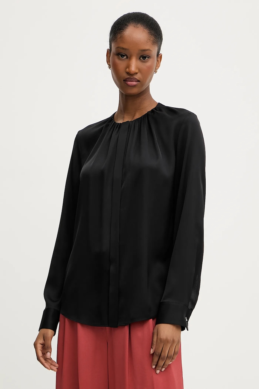 Hedvábné tričko BOSS Banorah