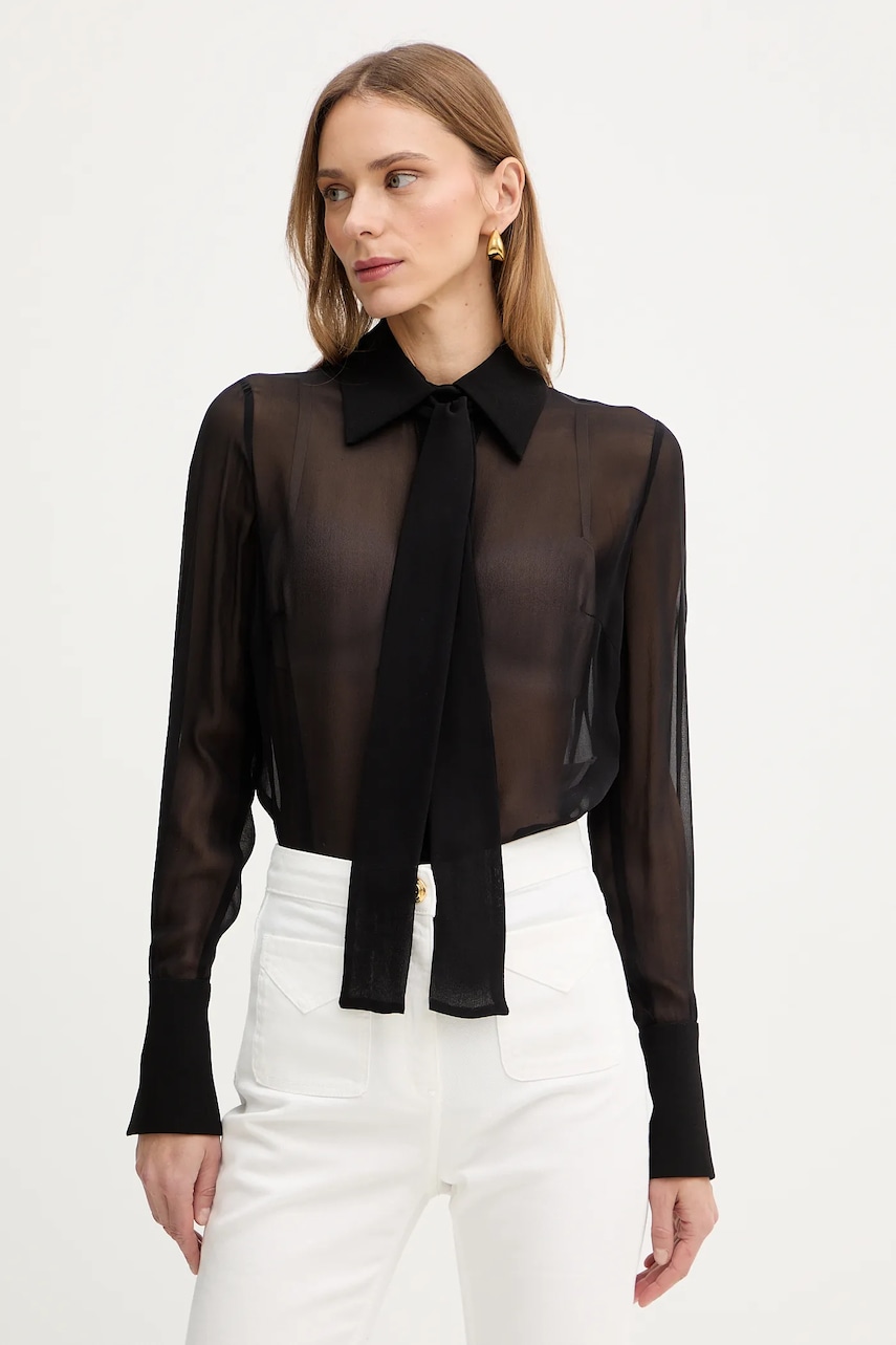 Hedvábné tričko Elisabetta Franchi