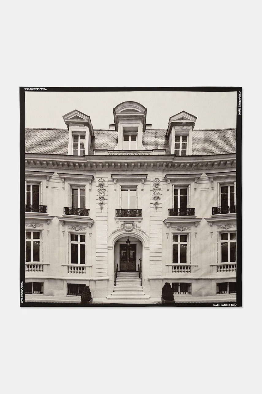 Hedvábný šátek Karl Lagerfeld RSG MAISON