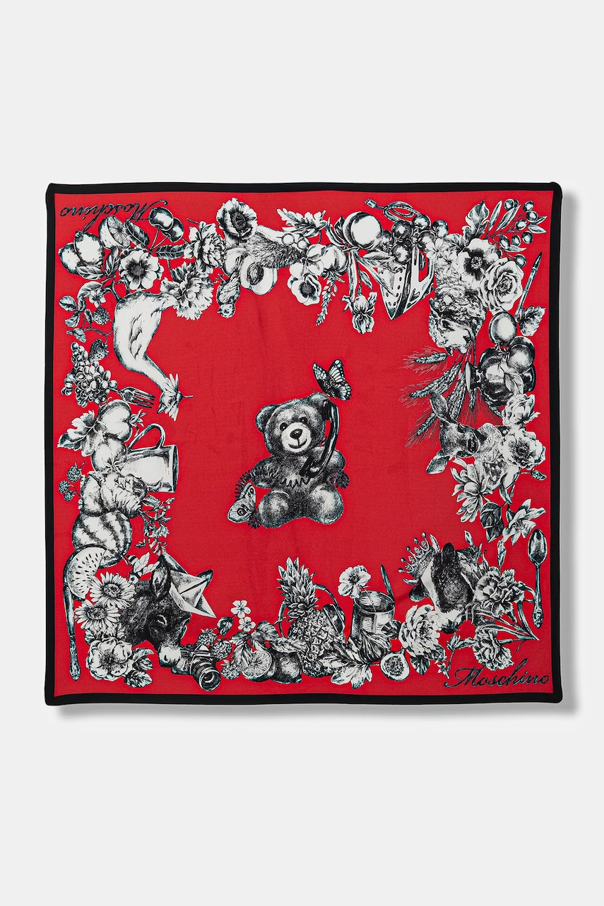 Hedvábný šátek Moschino