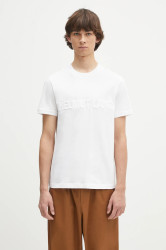 Helmut Lang  Bavlněné tričko  EMBOSSED.TEE.ROUNDED