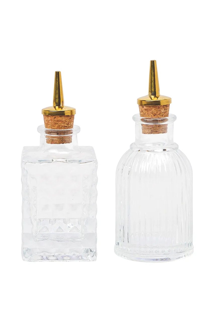 Here's How  Sada barmanských lahví na bittery  The Gio Bitters Bottles 90 ml 2-pack