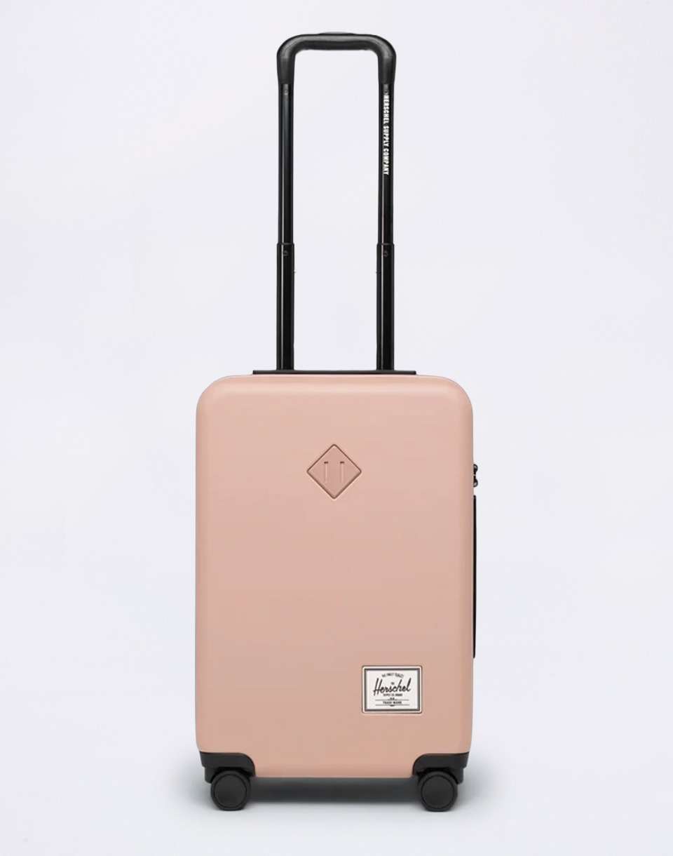 Herschel Supply Heritage Hardshell Large CarryOn Luggage Ash Rose