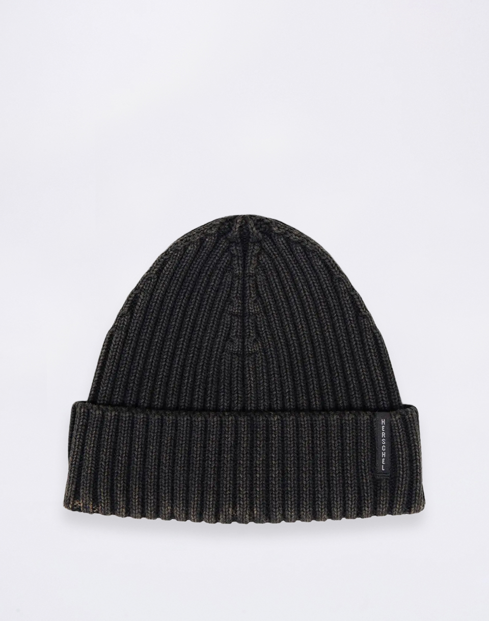 Herschel Supply Wallace Acid Wash Beanie Acid Wash - Black