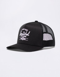Herschel Supply Whaler Tall Mesh Cap Black