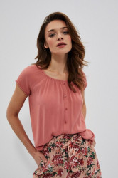 Hladká viskózová halenka