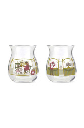 Holmegaard  Dekorativní svícen  Christmas Tea Light 2-pack