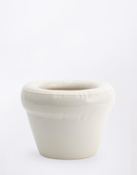 HOME STUDYO Planter PIERRE Bone Gloss