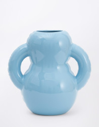 HOME STUDYO Vase OSCAR Sky Gloss