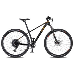 Horské kolo 4EVER Dark Sport 29" 8.0 S (15,5", 150-165 cm) shiny black / bronze