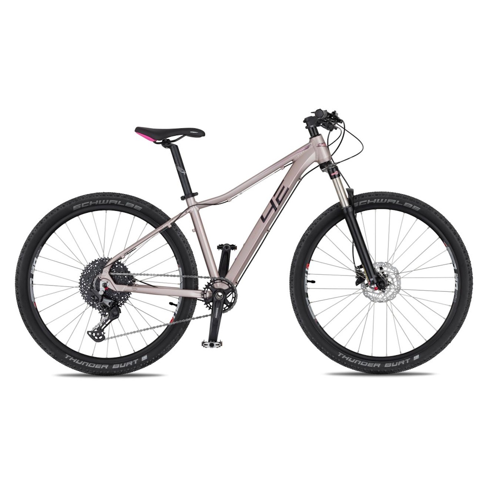Horské kolo 4EVER Nelly Sport 27,5" 8.0 S (15,5", 155-178 cm) silk rose / black