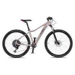 Horské kolo 4EVER Nelly Sport 27,5" 8.0 S (15,5", 155-178 cm) silk rose / black