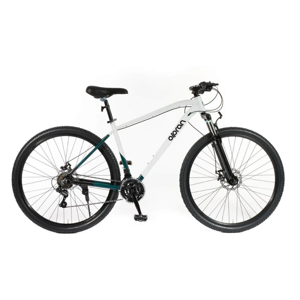 Horské kolo Olpran CANIS Man 29" 19" (170-185 cm) bílá/tmavá petrolejová