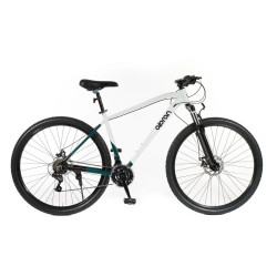 Horské kolo Olpran CANIS Man 29" 19" (170-185 cm) bílá/tmavá petrolejová