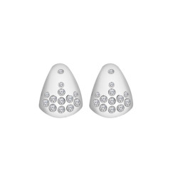 Hot Diamonds Designové stříbrné náušnice s diamanty a topazy Spritz DE835
