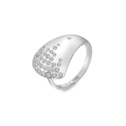 Hot Diamonds Elegantní prsten s diamantem a topazy Spritz DR295 51 mm