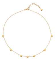 Hot Diamonds Jemný pozlacený náhrdelník s diamantem Jac Jossa Soul DN150