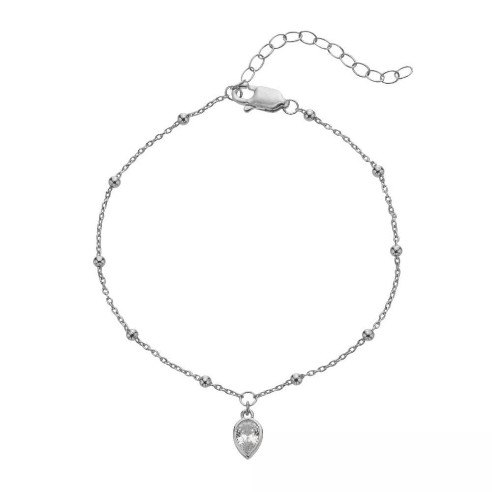 Hot Diamonds Náramek pro ženy narozené v dubnu Silver Whisper SWB028