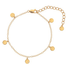Hot Diamonds Půvabný pozlacený náramek s diamantem Jac Jossa Soul DL639