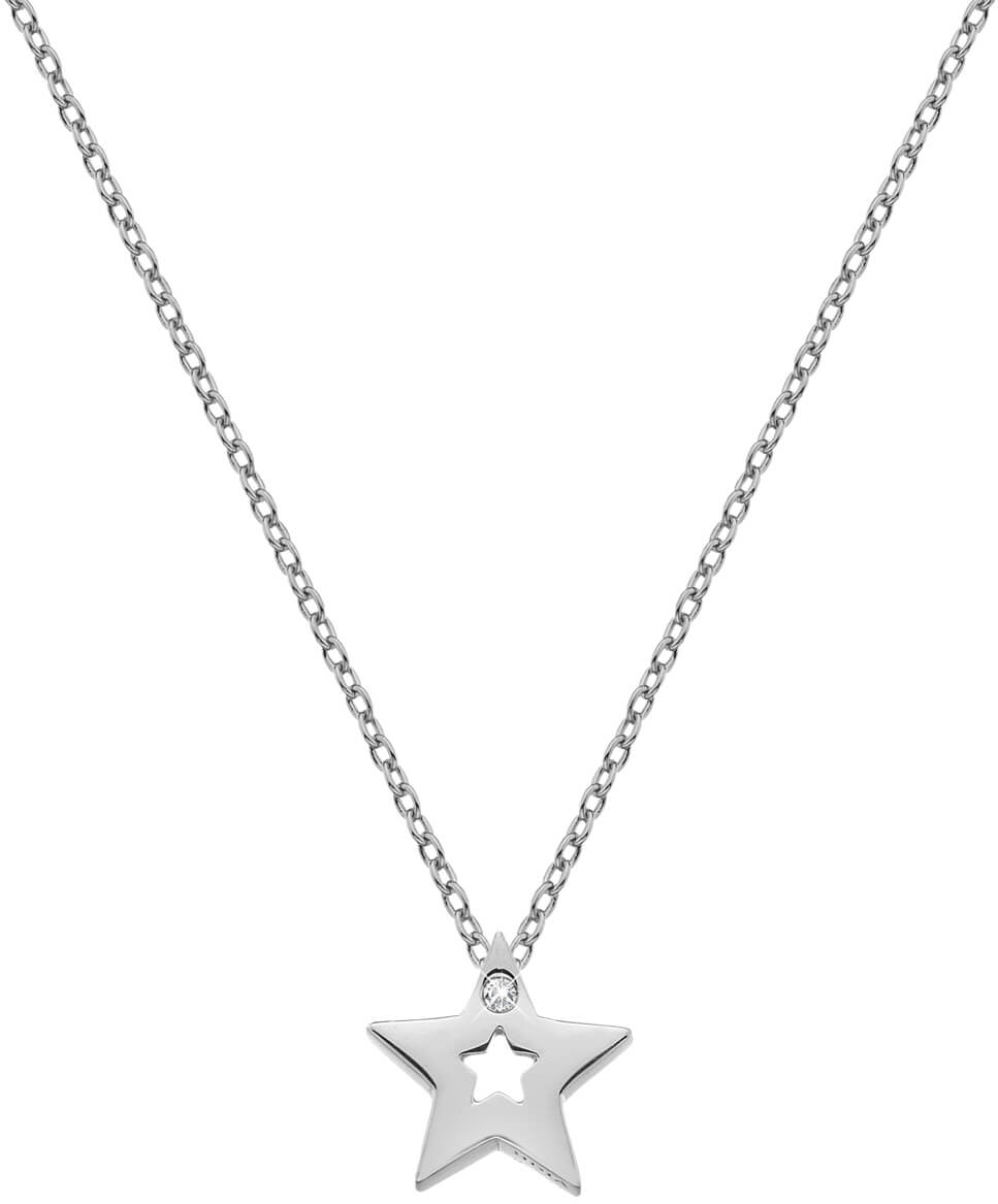 Hot Diamonds Stříbrný náhrdelník s hvězdičkou Amulets DP722