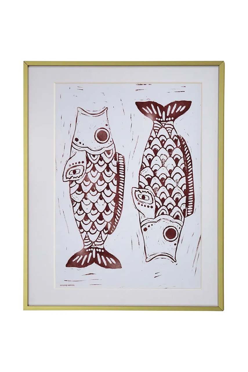 House Doctor  dekorace z kovu 50 x 40 cm