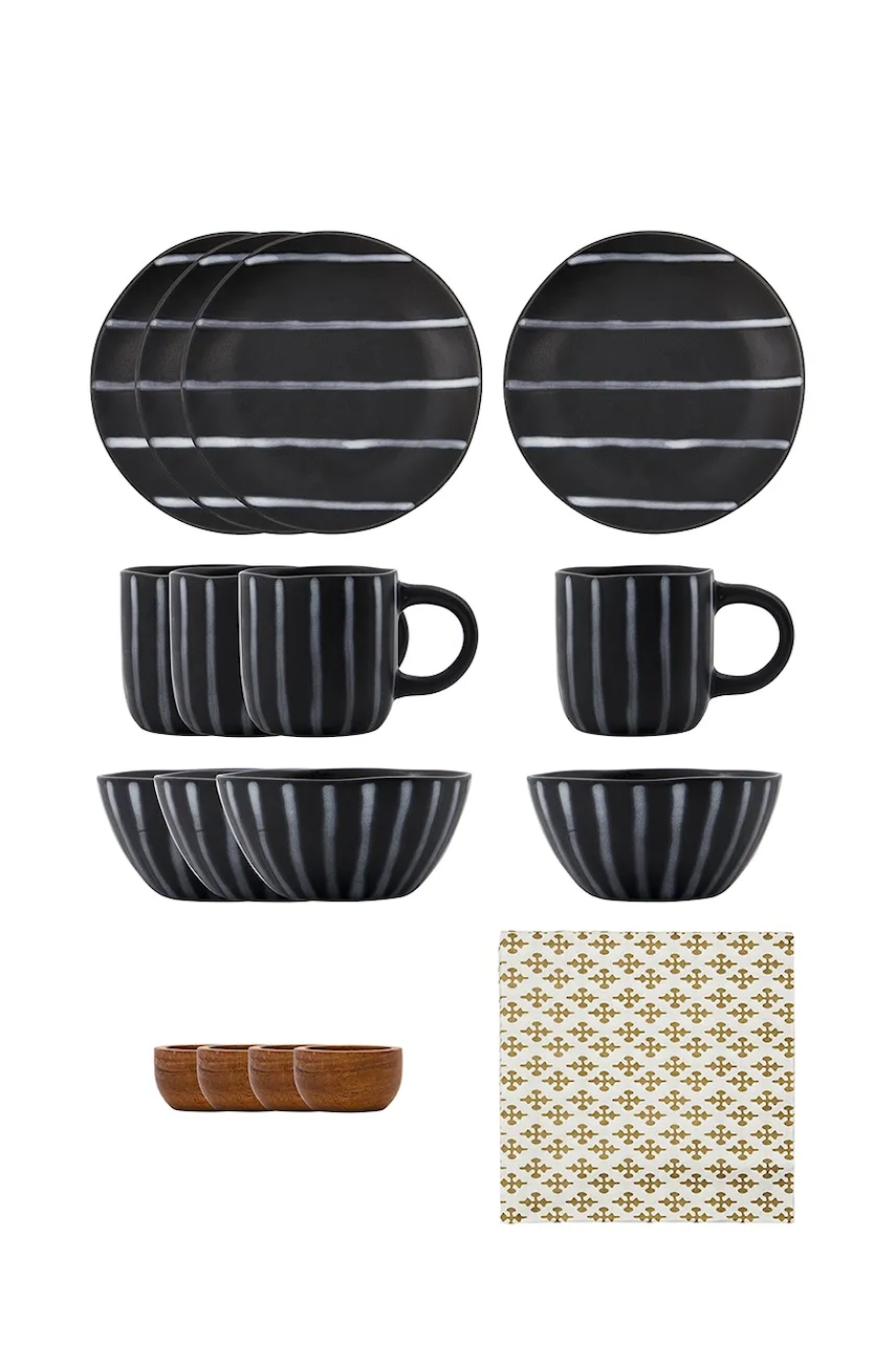 House Doctor  Pikniková sada pro 4 osoby  Brunch HDLine 17-pack