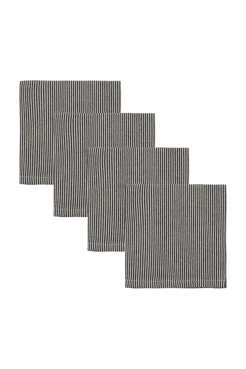 House Doctor  Sada bavlněných ubrousků  HDBlock 40 x 40 cm 4-pack