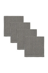 House Doctor  Sada bavlněných ubrousků  HDBlock 40 x 40 cm 4-pack