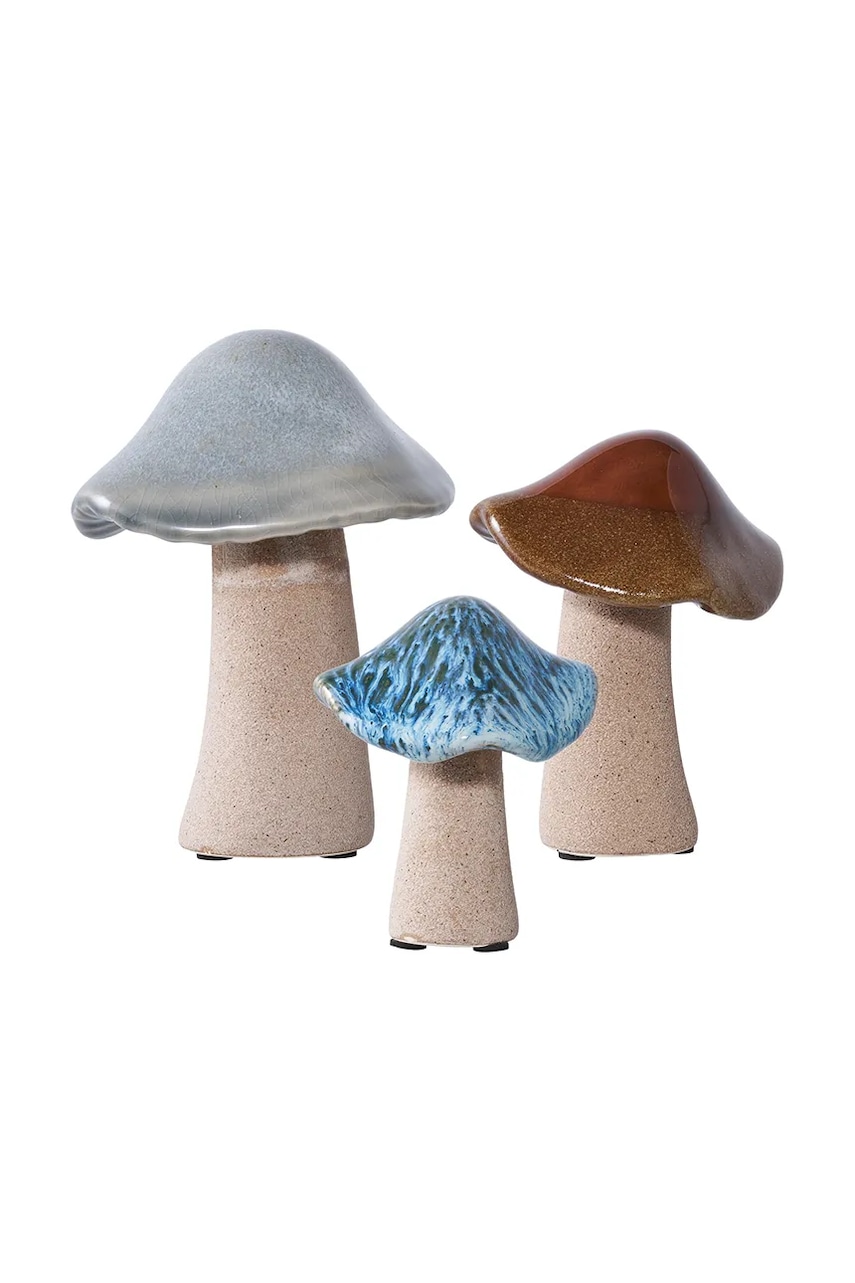 House Nordic  Dekorativní figurka  Mushrooms 3-pack