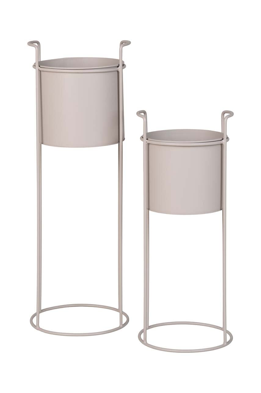 House Nordic  Květináč s podstavcem  Rabo 18 x 50 / 21,5 x 65 cm 2-pack
