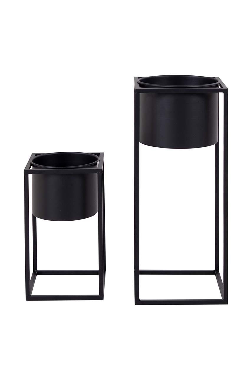 House Nordic  Sada květináčů se stojanem  Marla 17 x 31 / 19,5 x 50,5 cm 2-pack